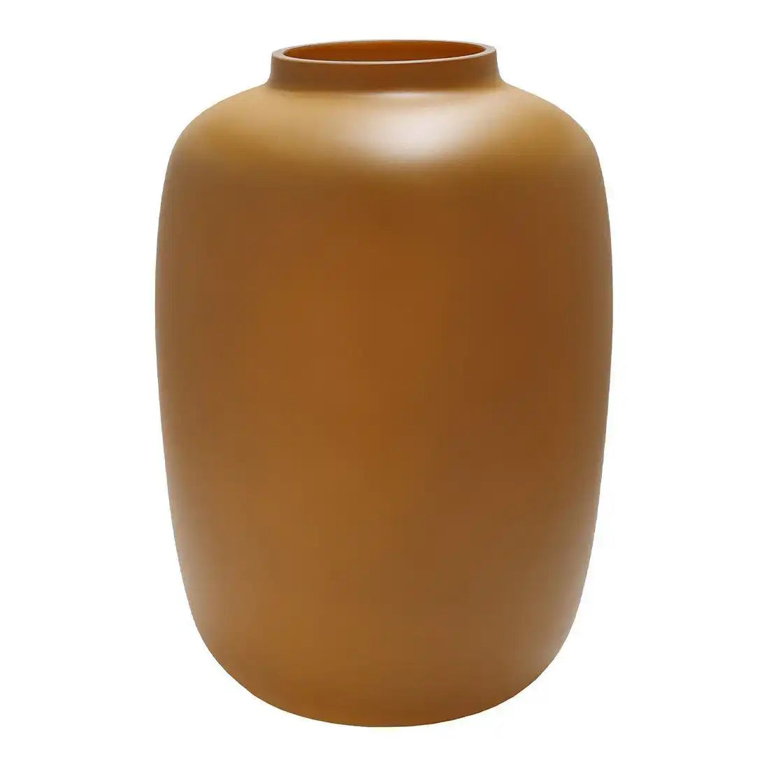 Designer Blumenvase Glasvase Arktische Orange Handarbeit - HomeDesign Knaus