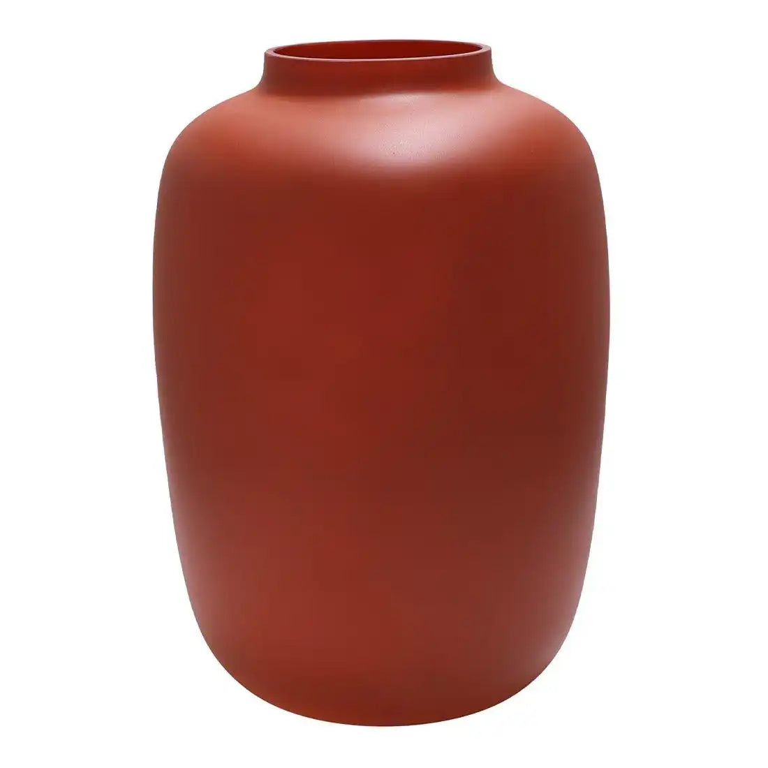 Designer Blumenvase Glasvase Matt Rost Vase Handarbeit - HomeDesign Knaus