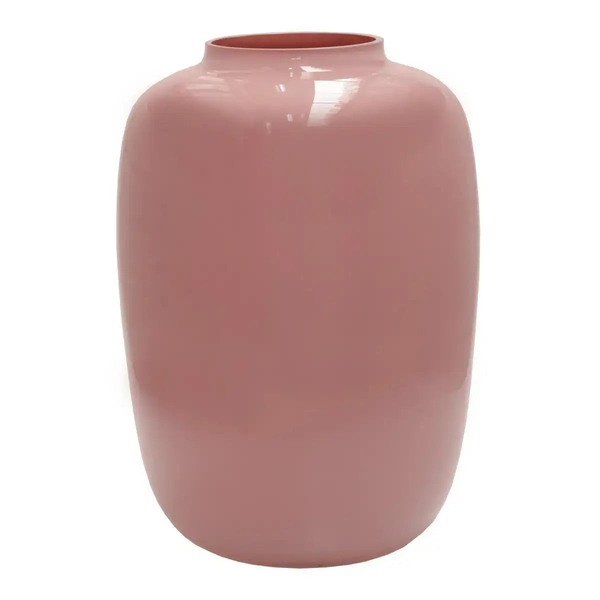 Designer Blumenvase Glasvase Pastellrosa Rosa Vase Handarbeit - HomeDesign Knaus