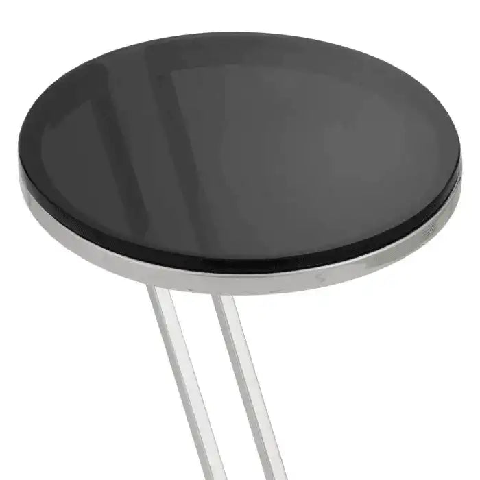 Designer Falcone Barhocker pulverbeschichtet Edelstahl Finish Handarbeit - HomeDesign Knaus