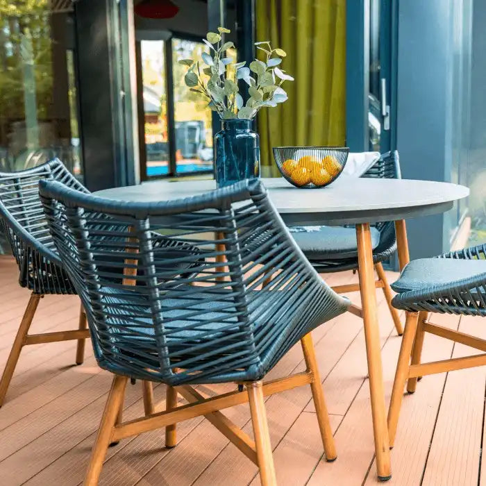 Designer Gartenmöbel Seit Essmöbel Pulverbeschichtet Aluminium - HomeDesign Knaus