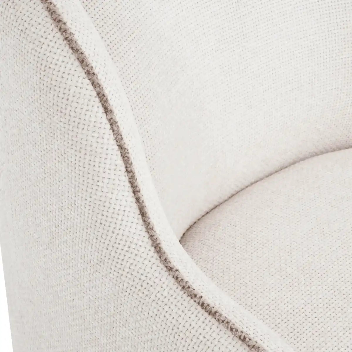 Designer Stuhlbarriere Links Loungesessel Relaxsessel Lyssa cremefarben - HomeDesign Knaus