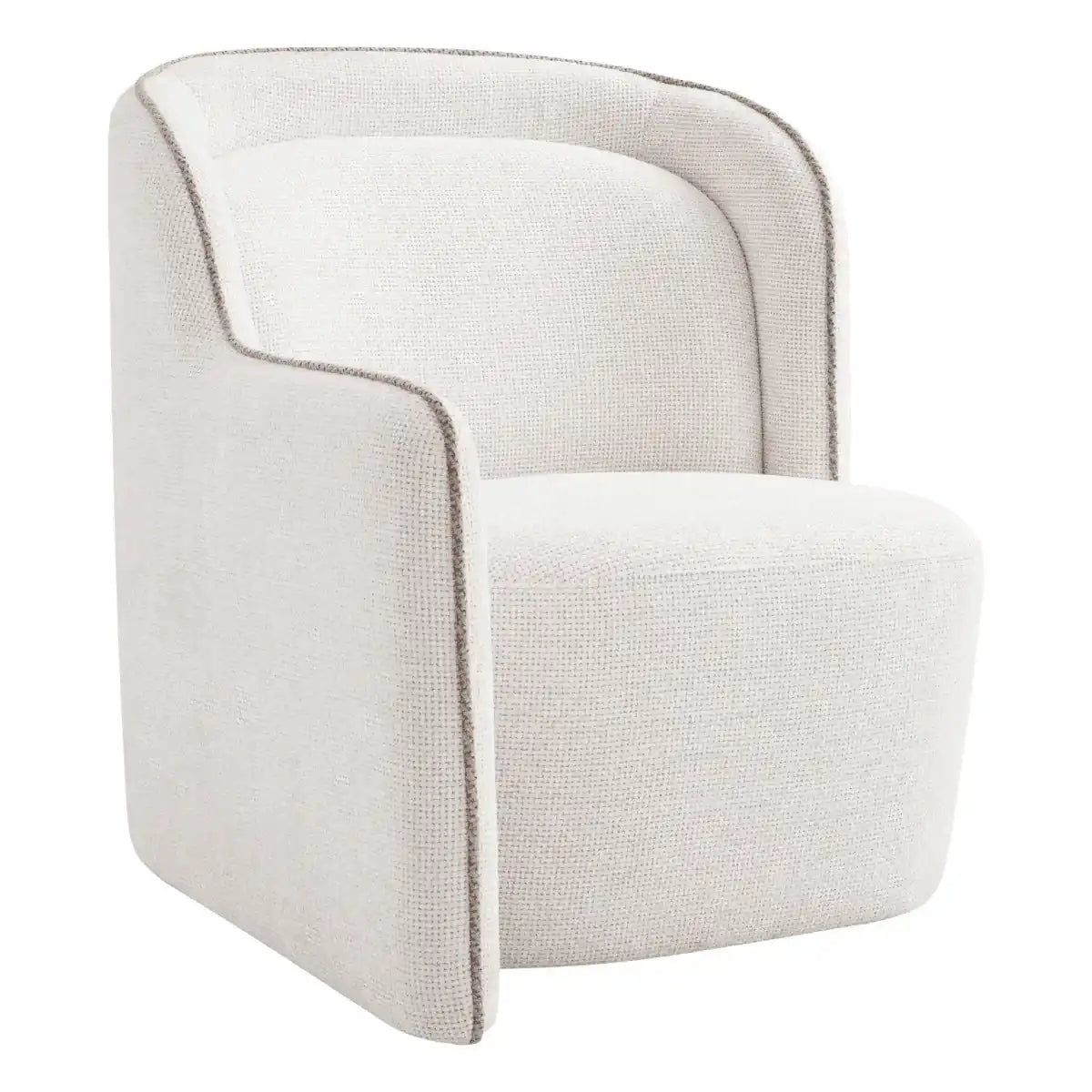 Designer Stuhlbarriere Links Loungesessel Relaxsessel Lyssa cremefarben - HomeDesign Knaus