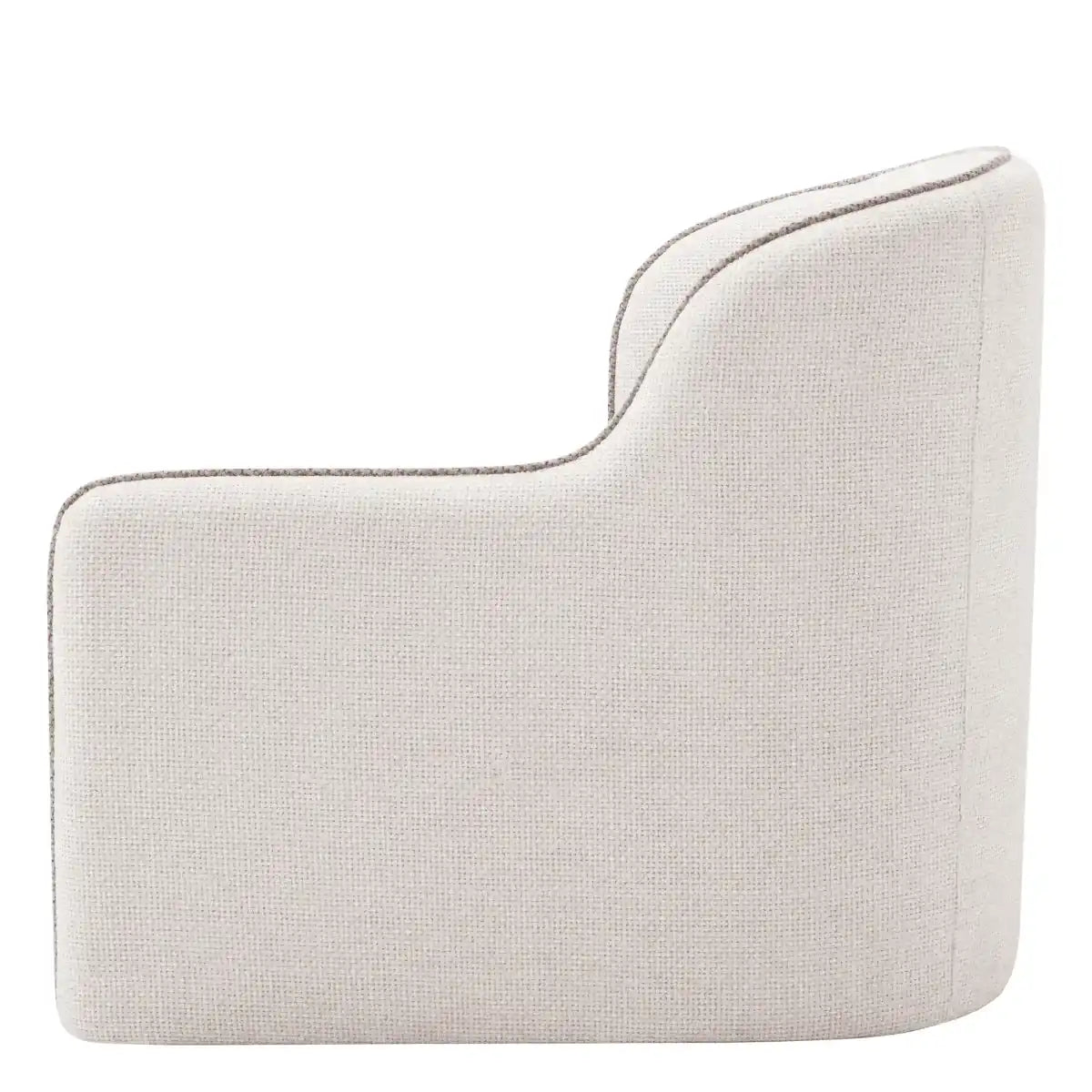 Designer Stuhlbarriere Rechts Loungesessel Relaxsessel Lyssa cremefarben - HomeDesign Knaus