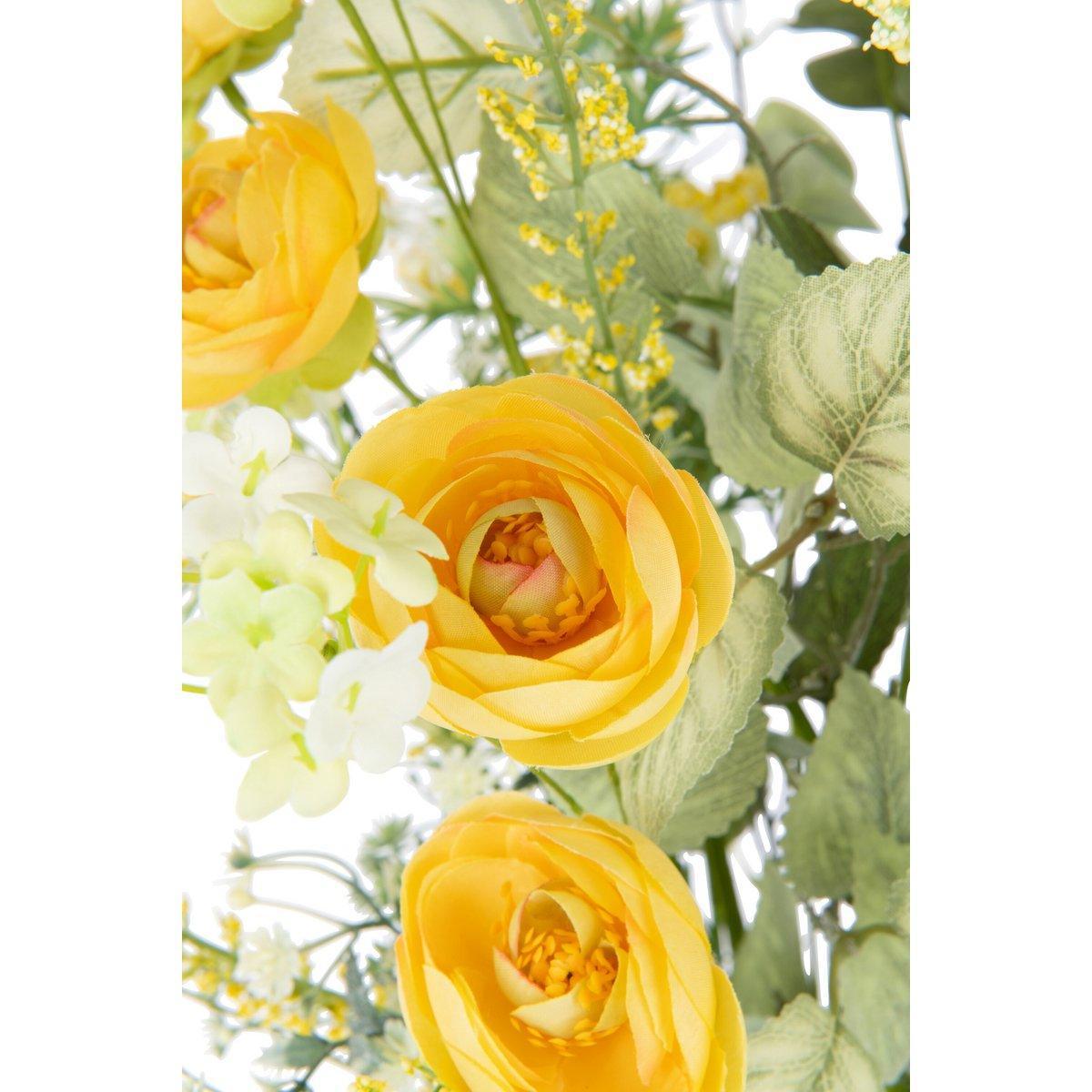 J-Line Blumenstrauß - Kunststoff - Gelb