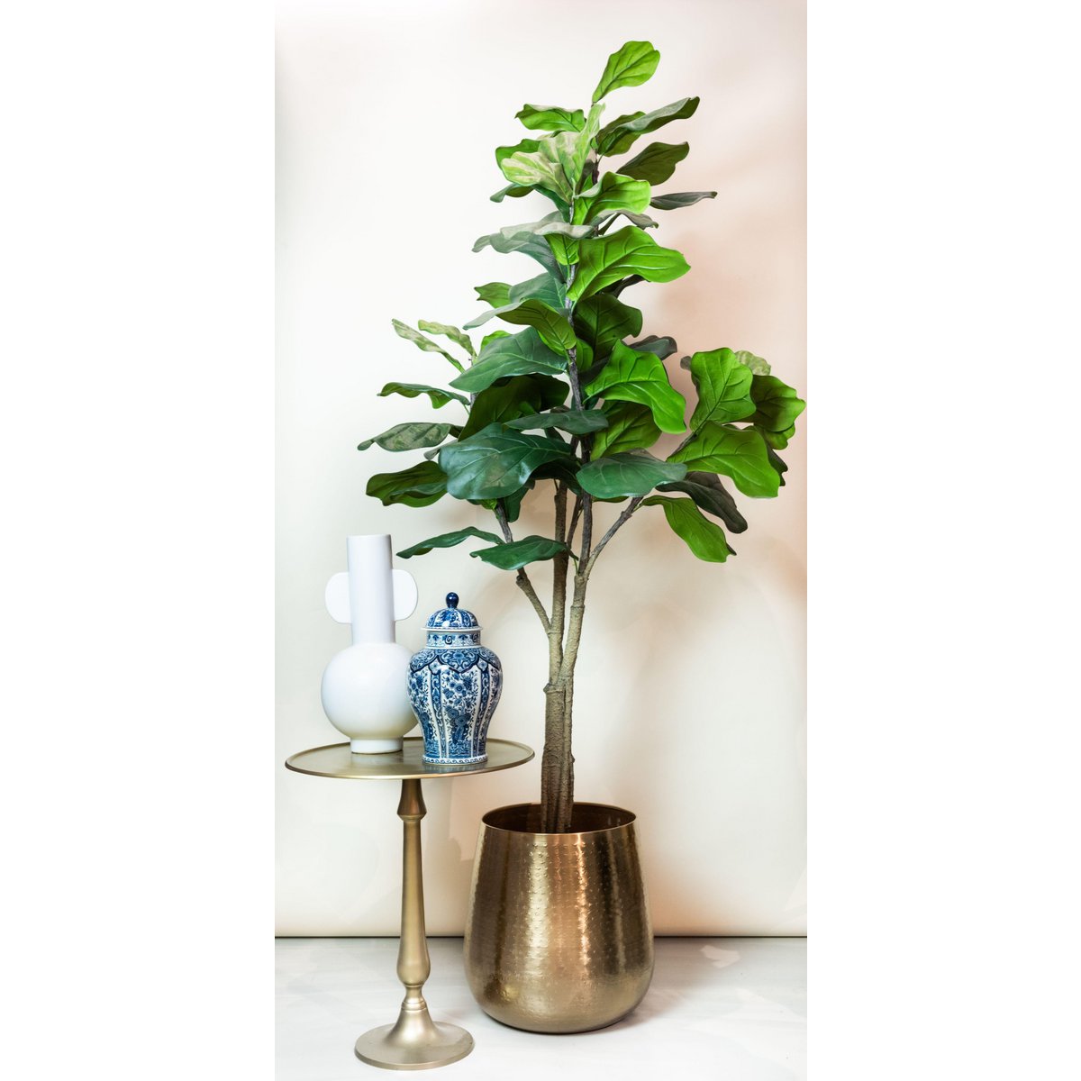 Kunstpflanze - Ficus lyrata - Tabakpflanze - 180 cm