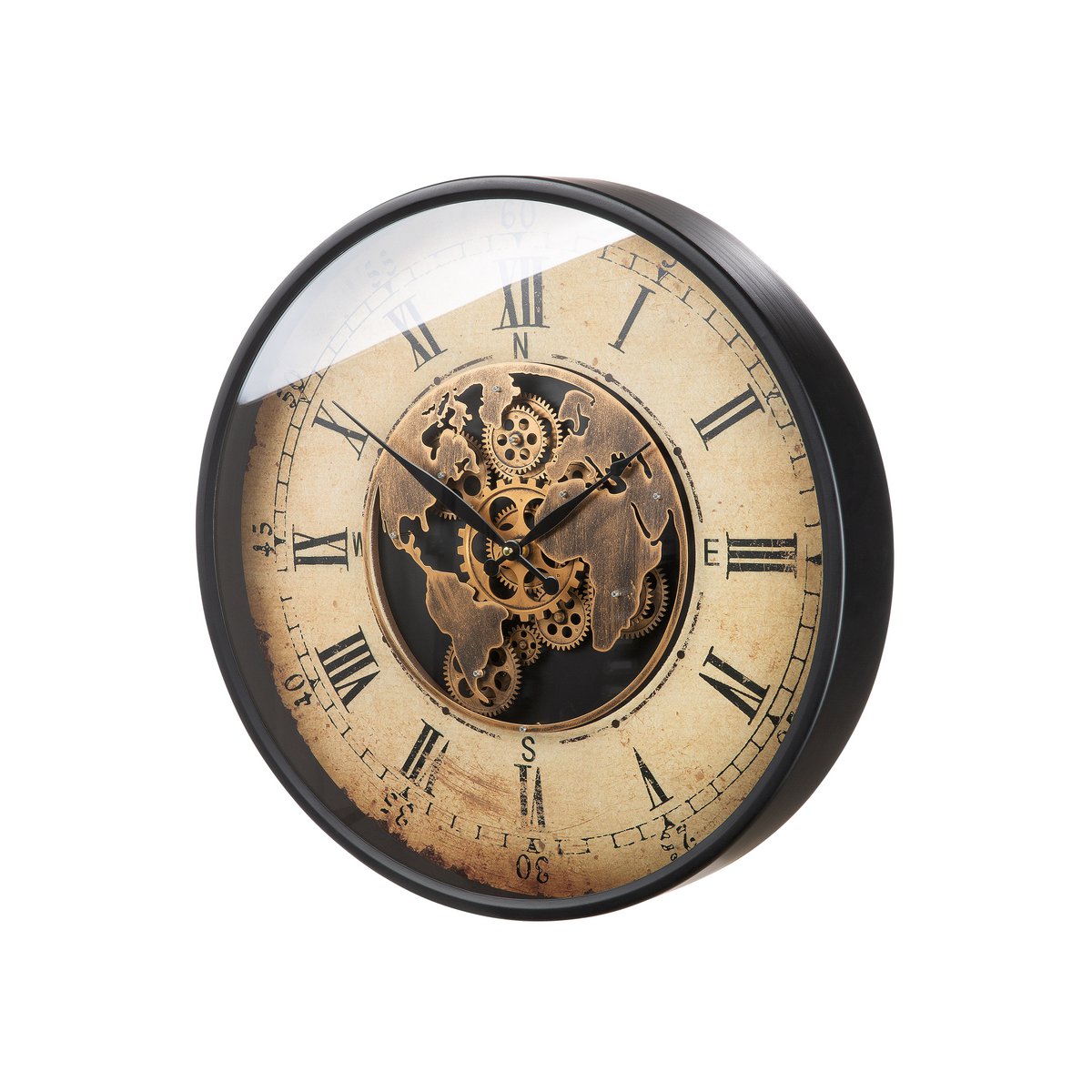 Metall Wanduhr