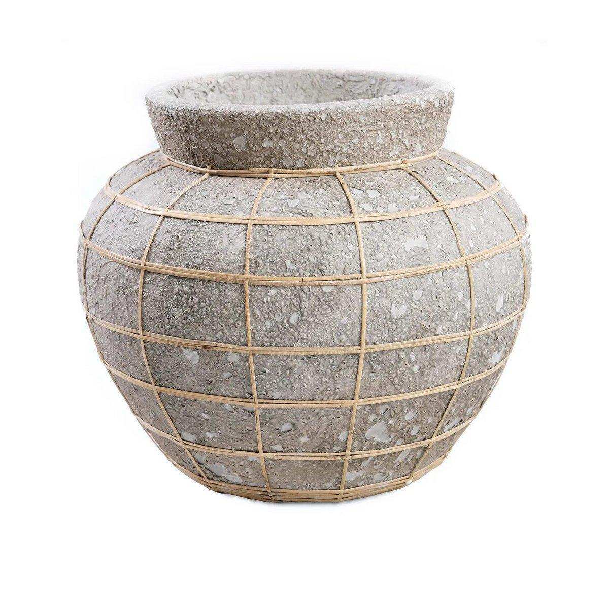 Die Bauchvase - Beton Natur - L - HomeDesign Knaus