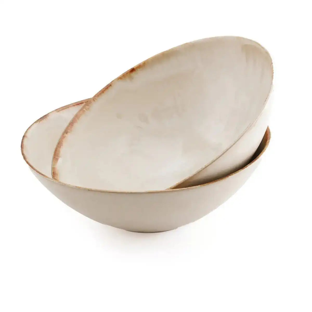 Die Cascais Servierschüssel – L – 2er-Set - HomeDesign Knaus