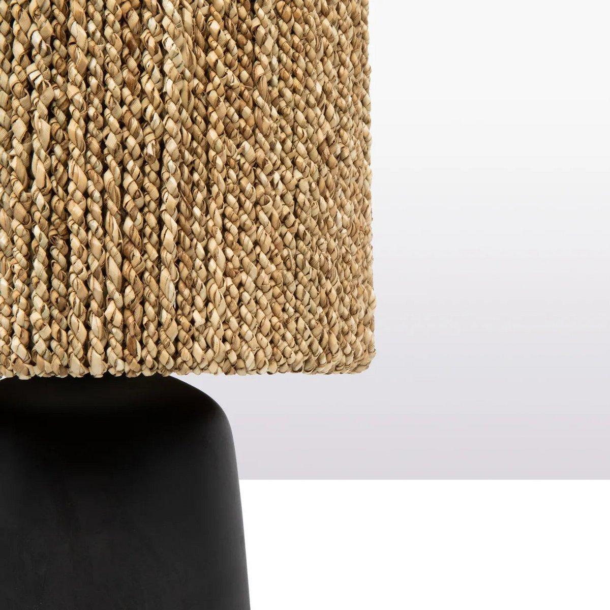 Die Chalki Tischlampe - Black Natural - HomeDesign Knaus