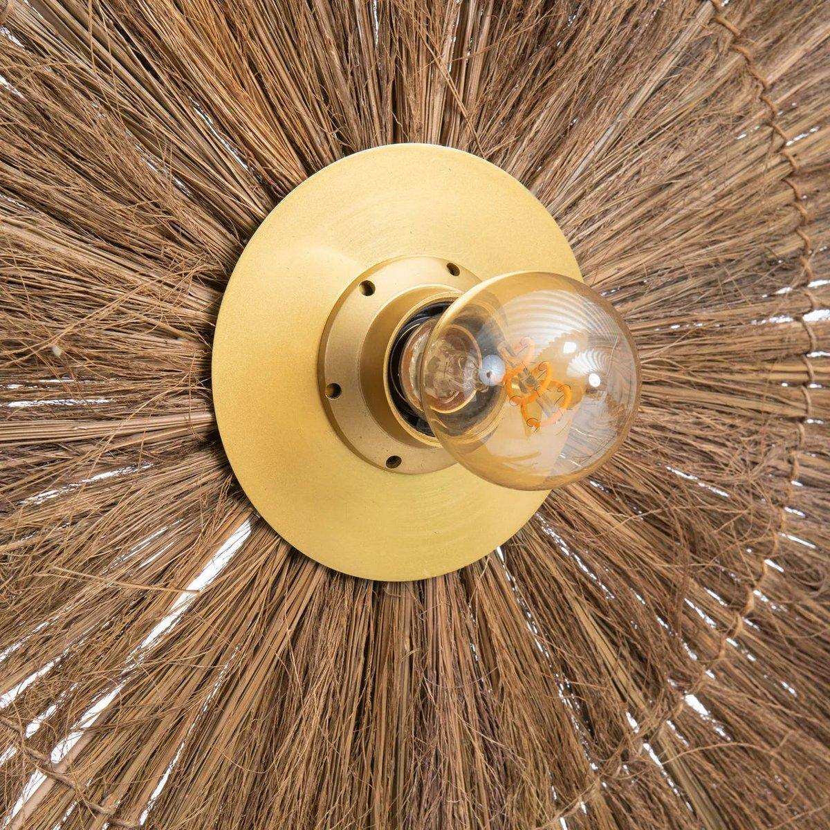 Die Chi-Chi Wandleuchte - Natürliches Messing - L - HomeDesign Knaus