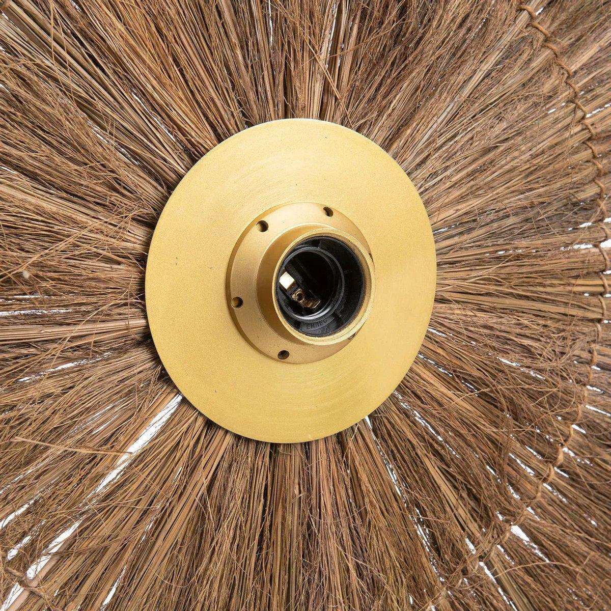 Die Chi-Chi Wandleuchte - Natürliches Messing - L - HomeDesign Knaus