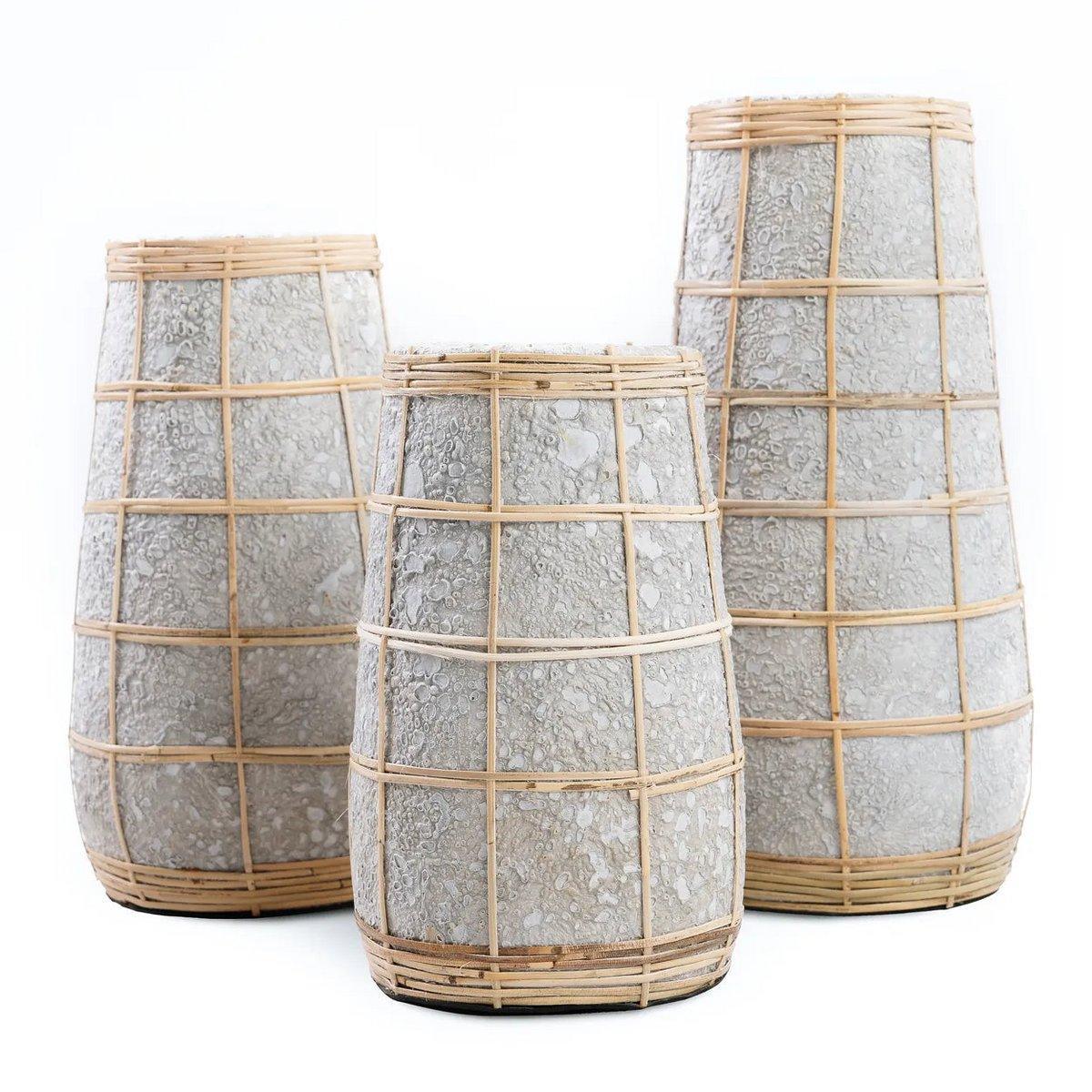 Die Cutie Vase - Beton Natur - L - HomeDesign Knaus