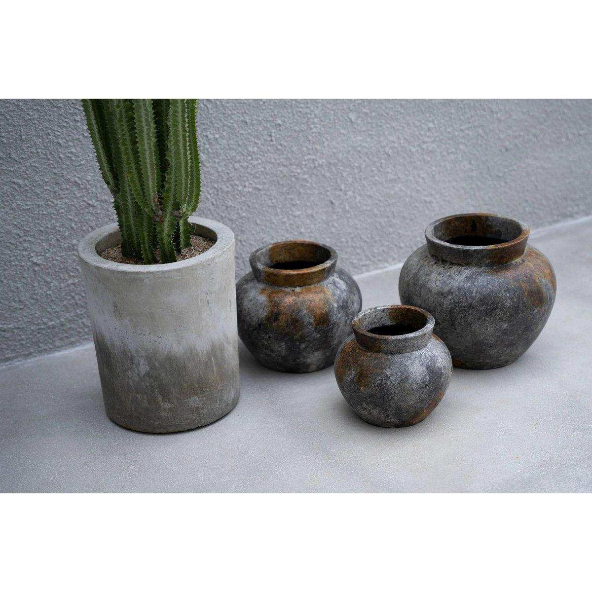 Die Funky Vase - Antikgrau - L - HomeDesign Knaus