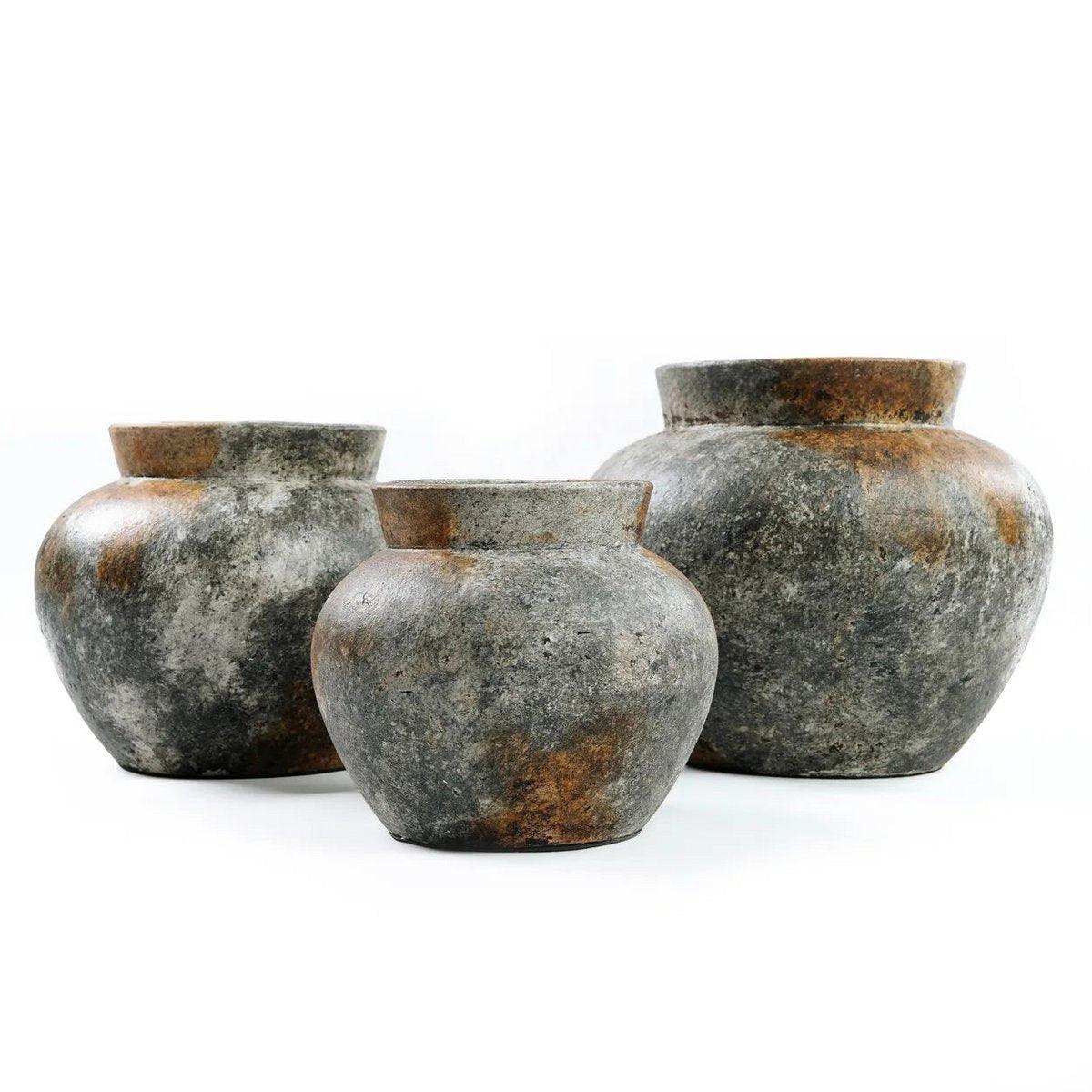Die Funky Vase - Antikgrau - L - HomeDesign Knaus
