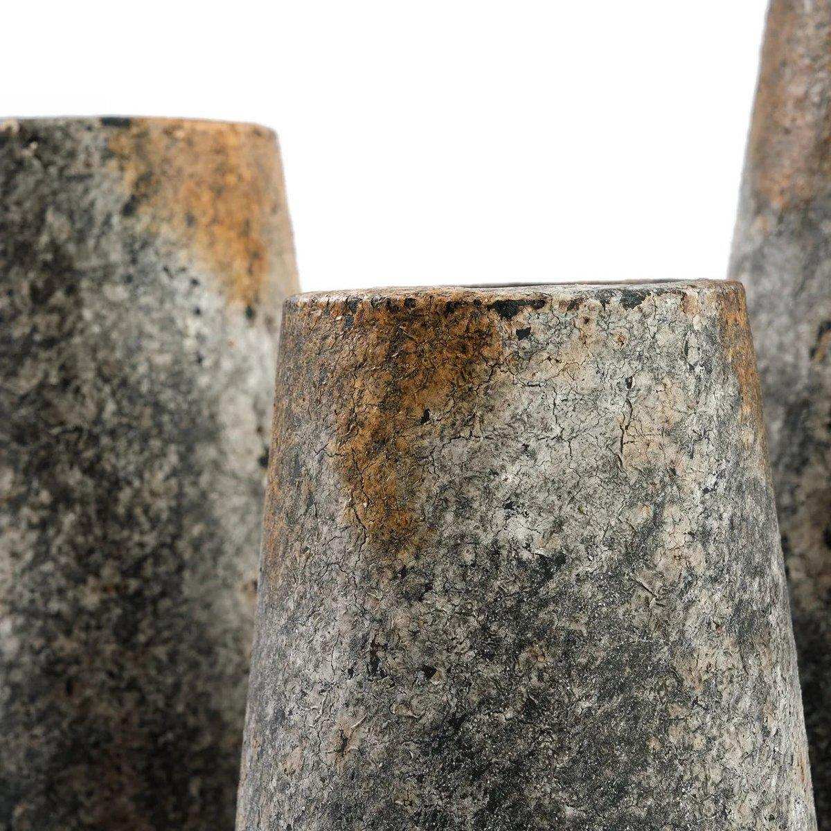 Die gruselige Vase – Antikgrau – L - HomeDesign Knaus