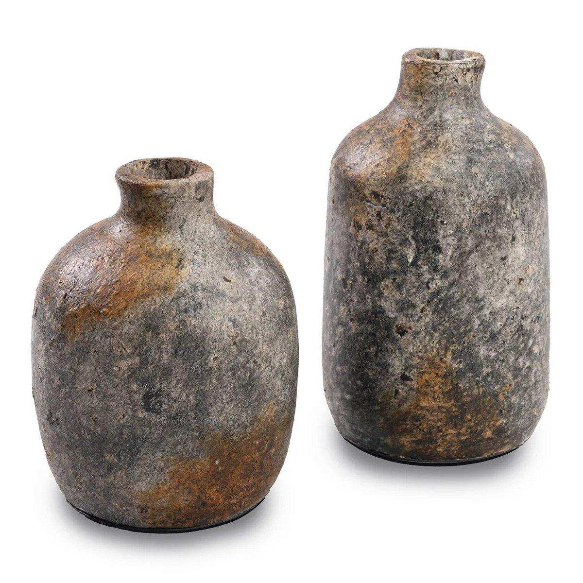 Die klassische Vase – Antikgrau – S - HomeDesign Knaus
