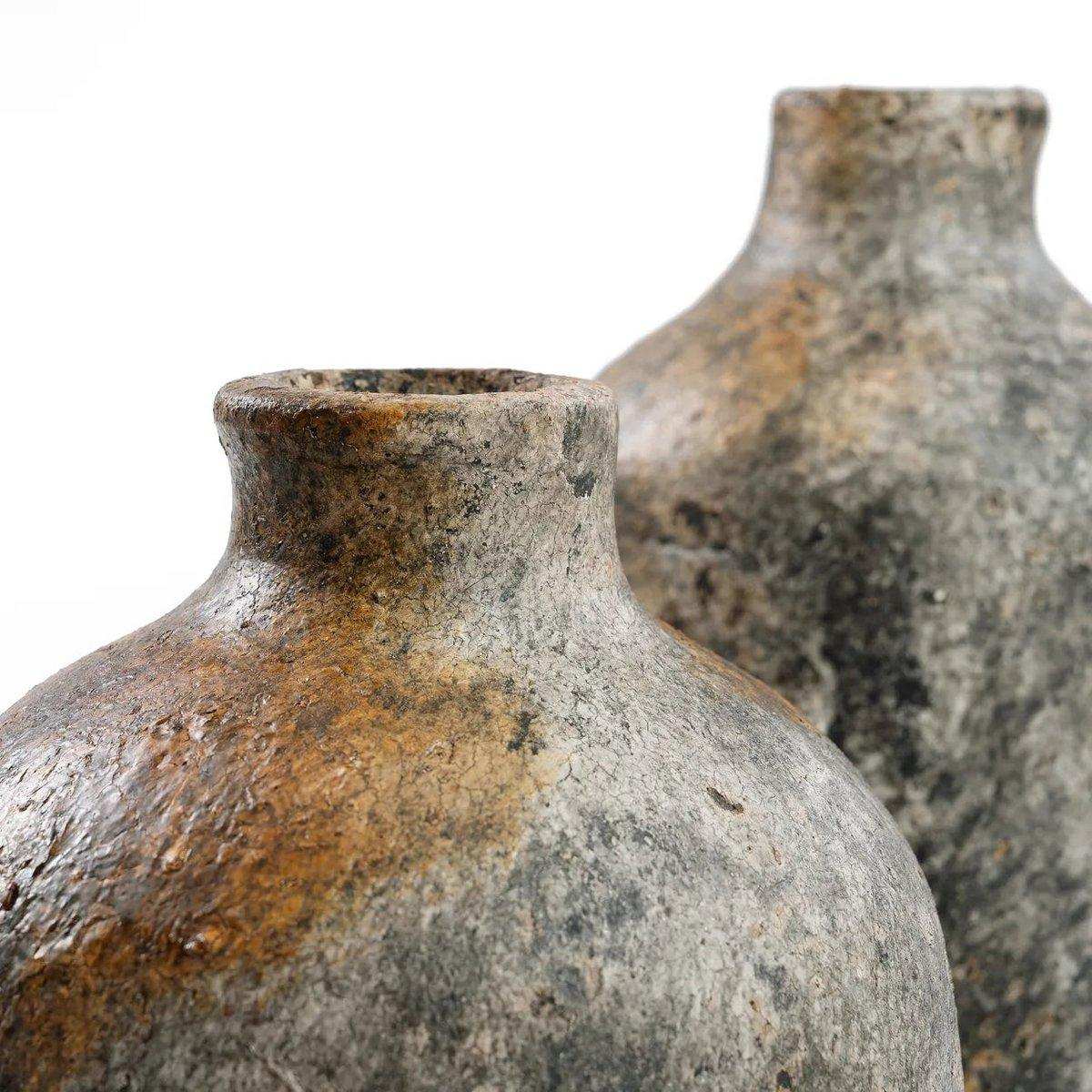 Die klassische Vase – Antikgrau – S - HomeDesign Knaus