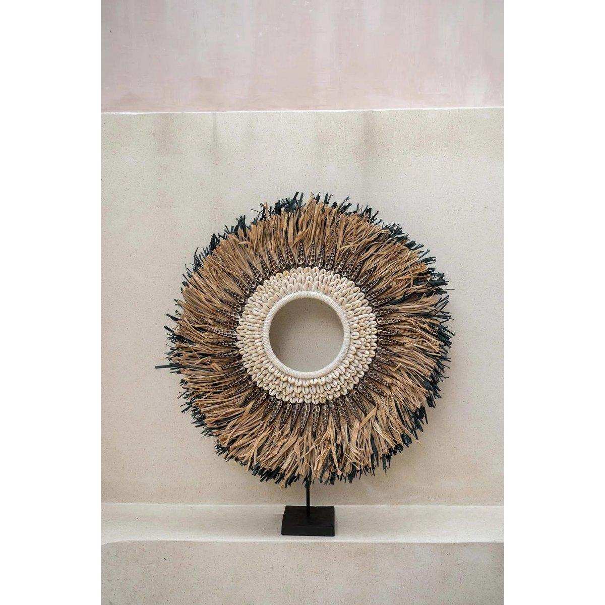 Die Mojo Raffia am Stand - Natural Black - L. - HomeDesign Knaus