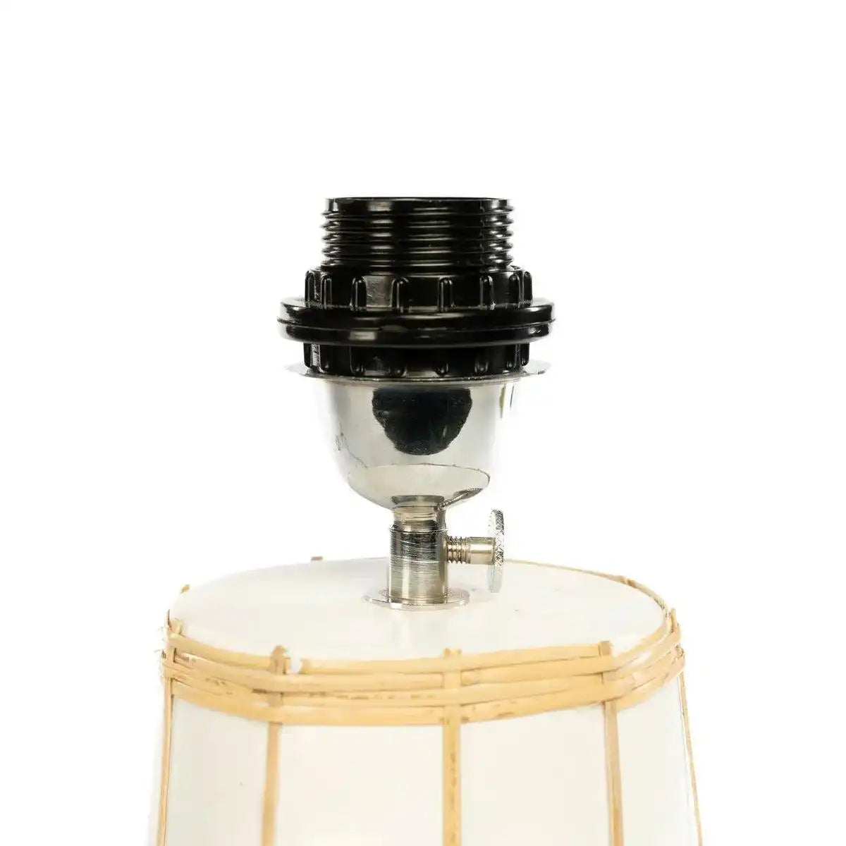 Die Molokai Tischlampe – Weiß Natur - HomeDesign Knaus