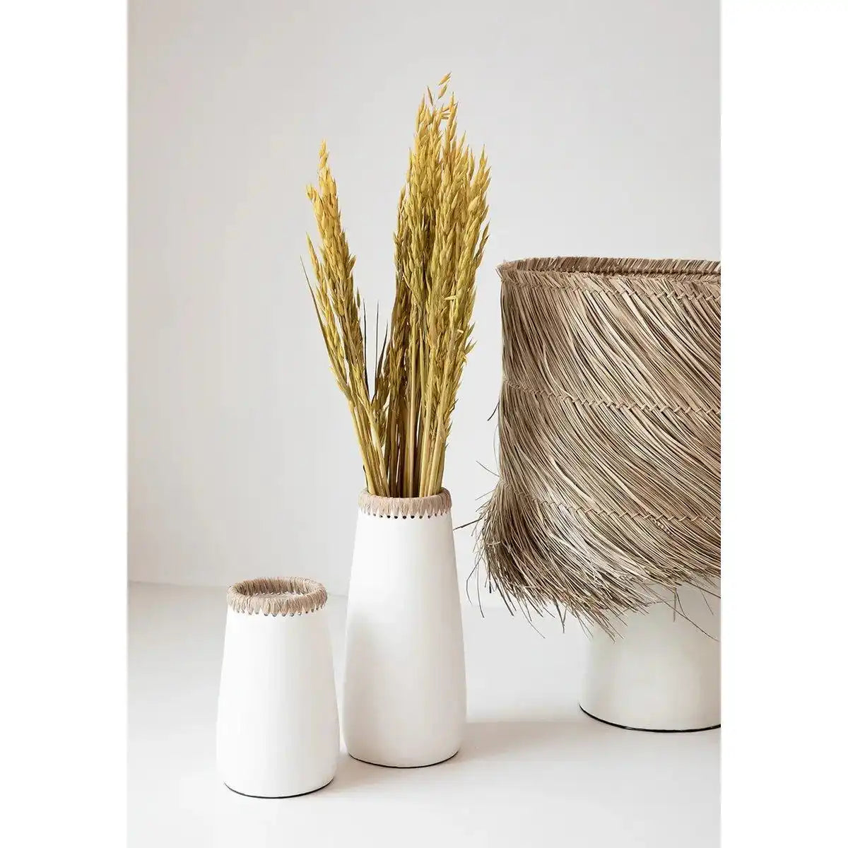 Die Pandan Tischlampe - White Natural - HomeDesign Knaus