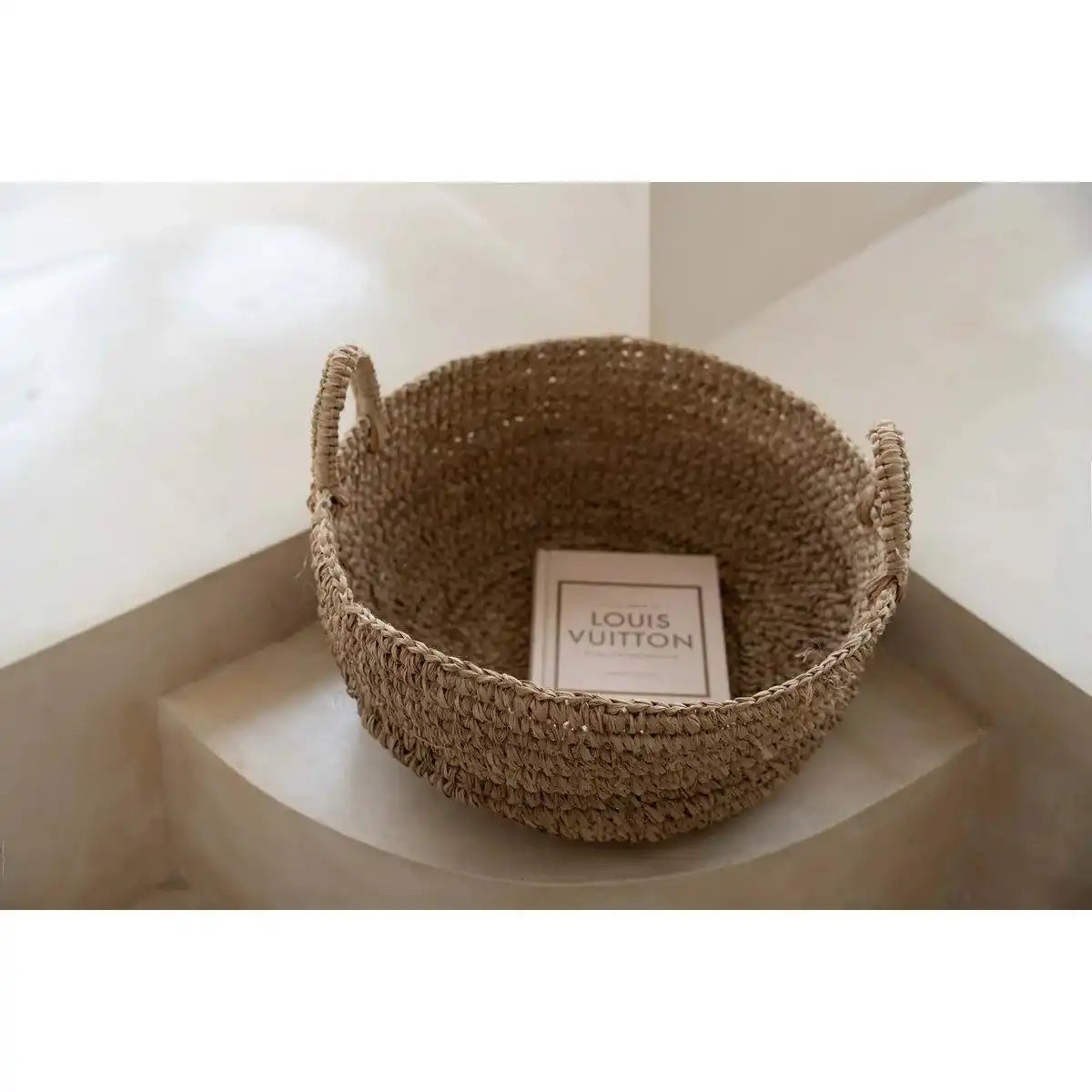 Die Raffia-Korbtabletts – Natur – L - HomeDesign Knaus
