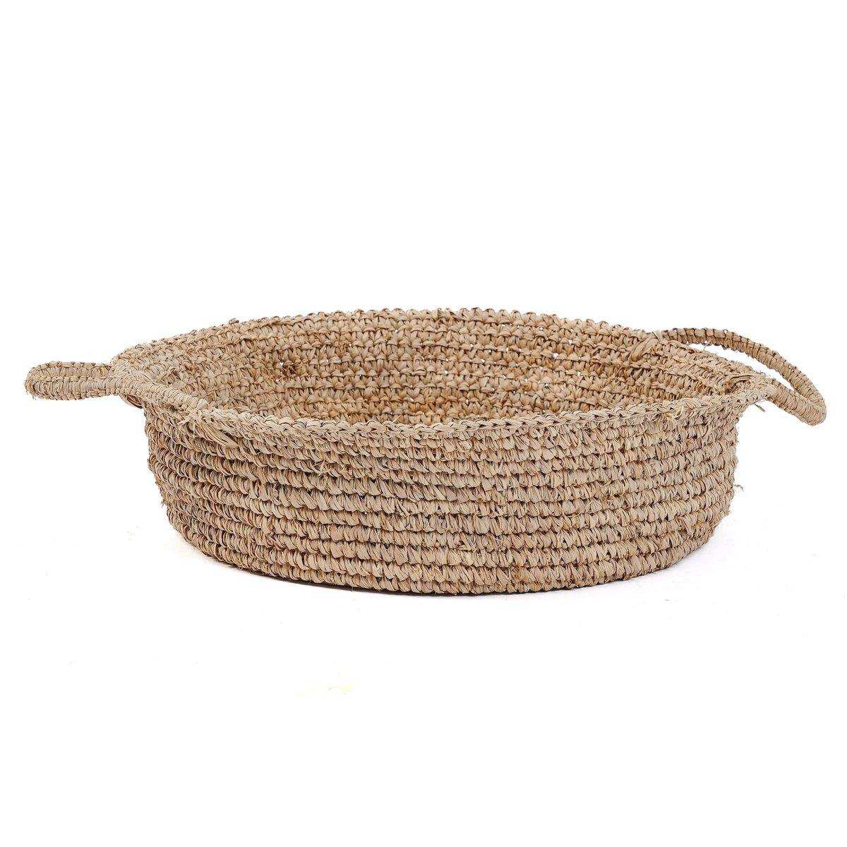 Die Raffia-Korbtabletts – Natur – L - HomeDesign Knaus