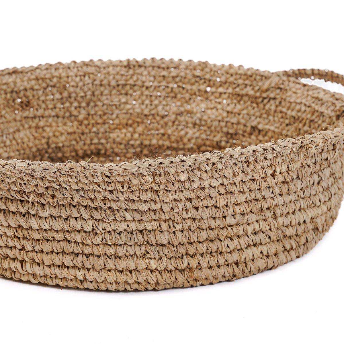 Die Raffia-Korbtabletts – Natur – L - HomeDesign Knaus