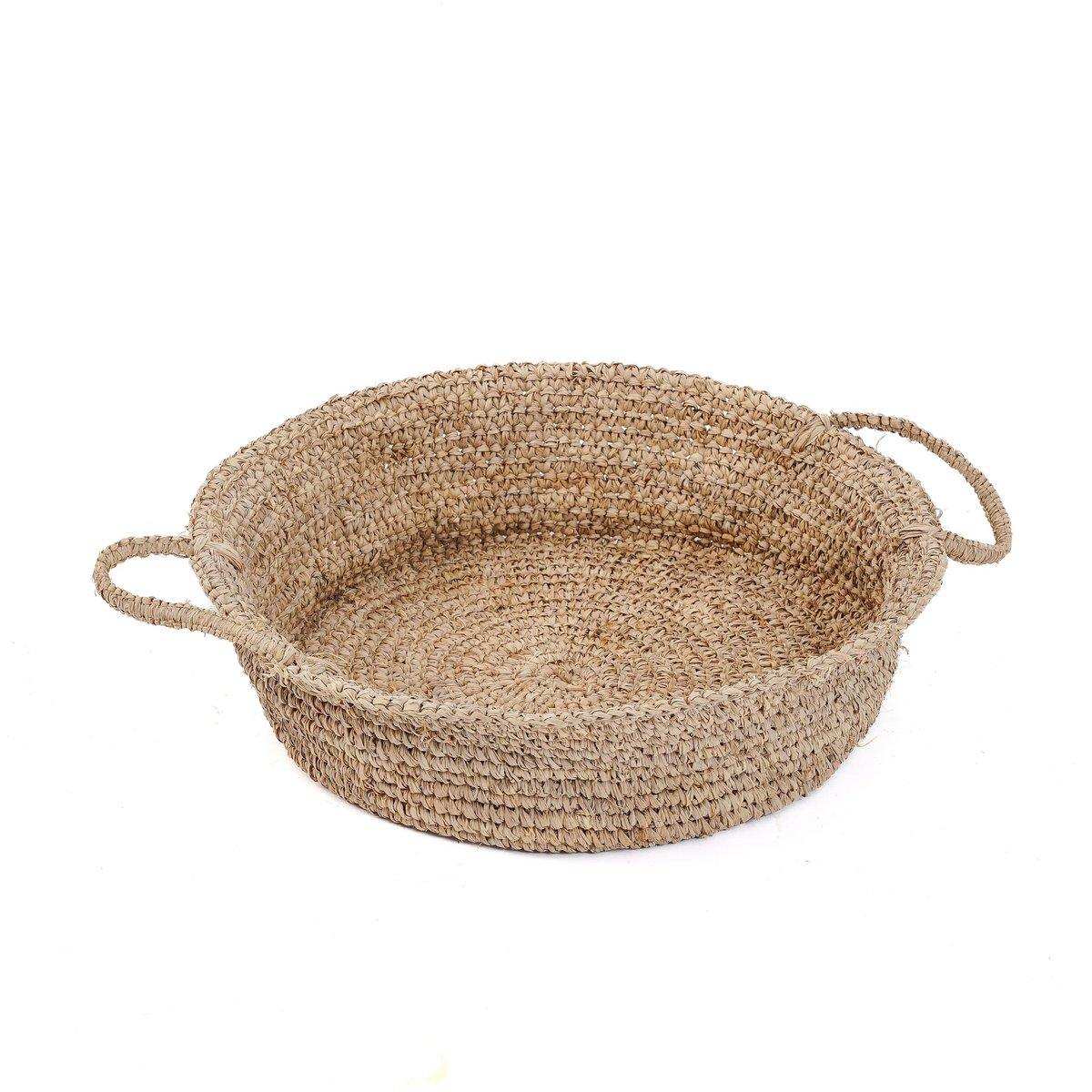 Die Raffia-Korbtabletts – Natur – L - HomeDesign Knaus