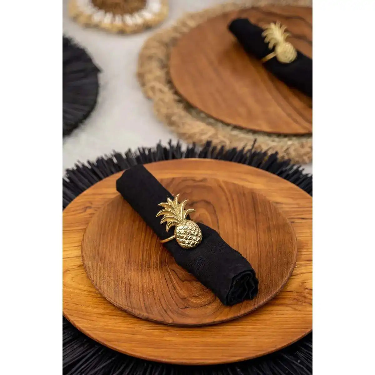 Die runde Platte aus Teakholz - XL - HomeDesign Knaus