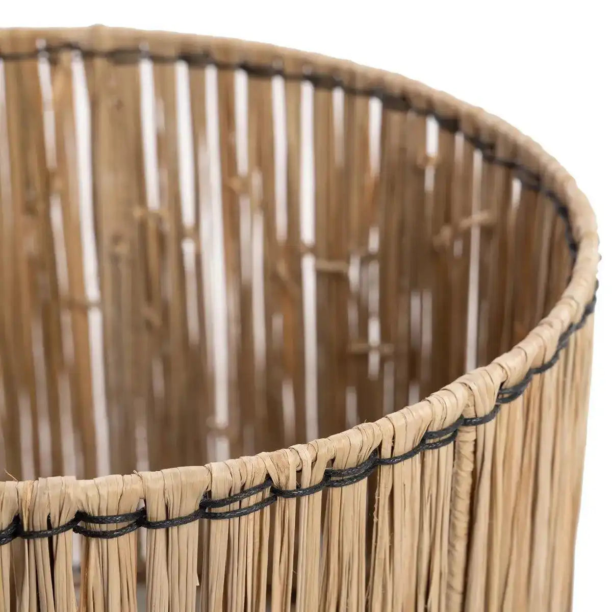 Die Skiathos Tischlampe – Naturschwarz - HomeDesign Knaus