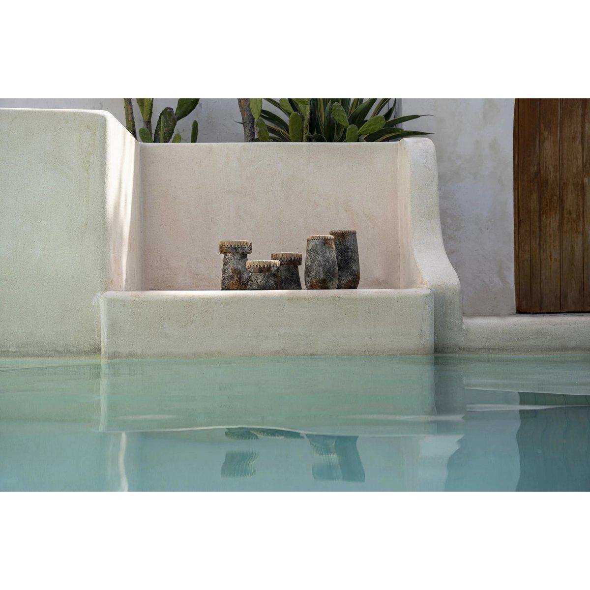 Die Sneaky Vase - Antikgrau - L - HomeDesign Knaus