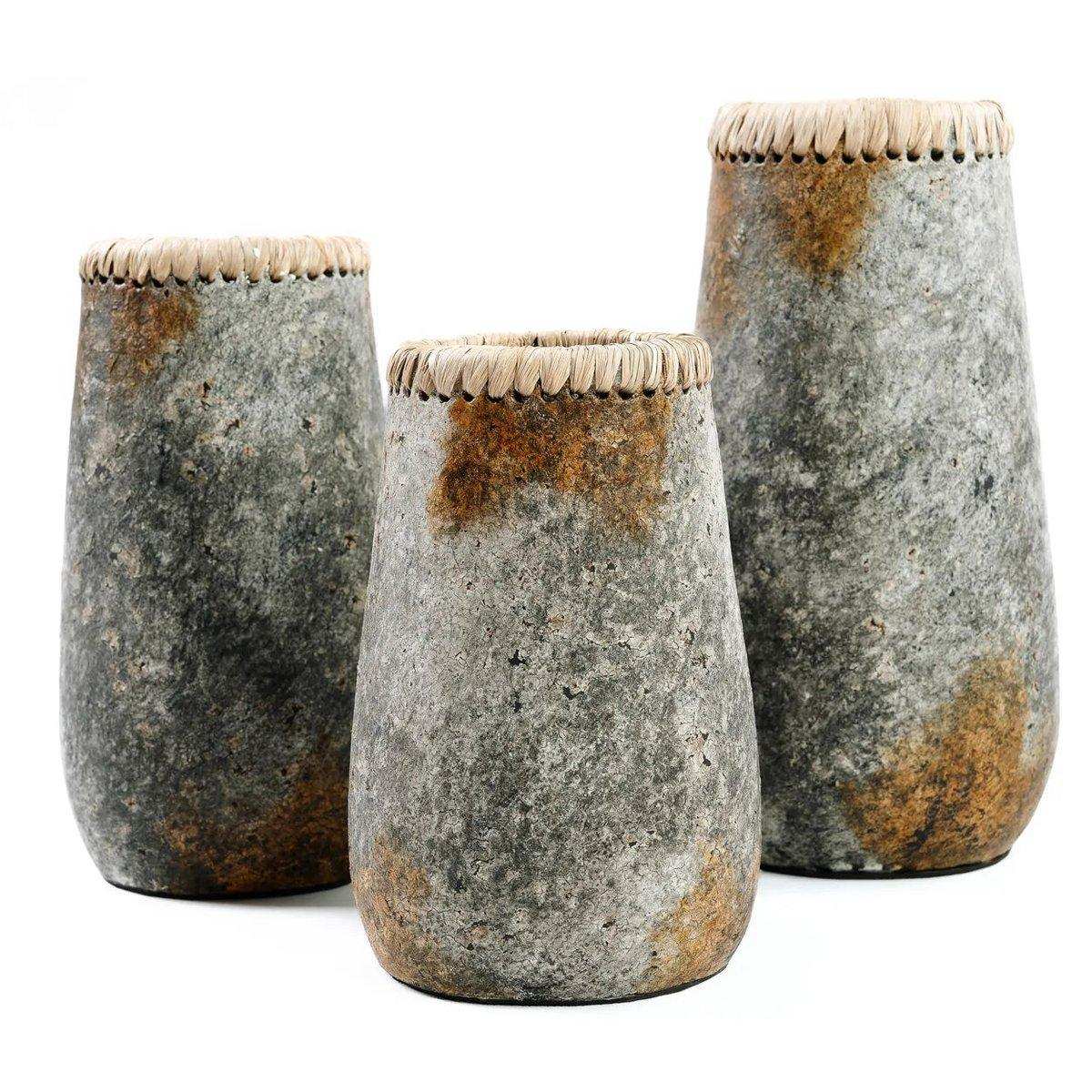 Die Sneaky Vase - Antikgrau - L - HomeDesign Knaus