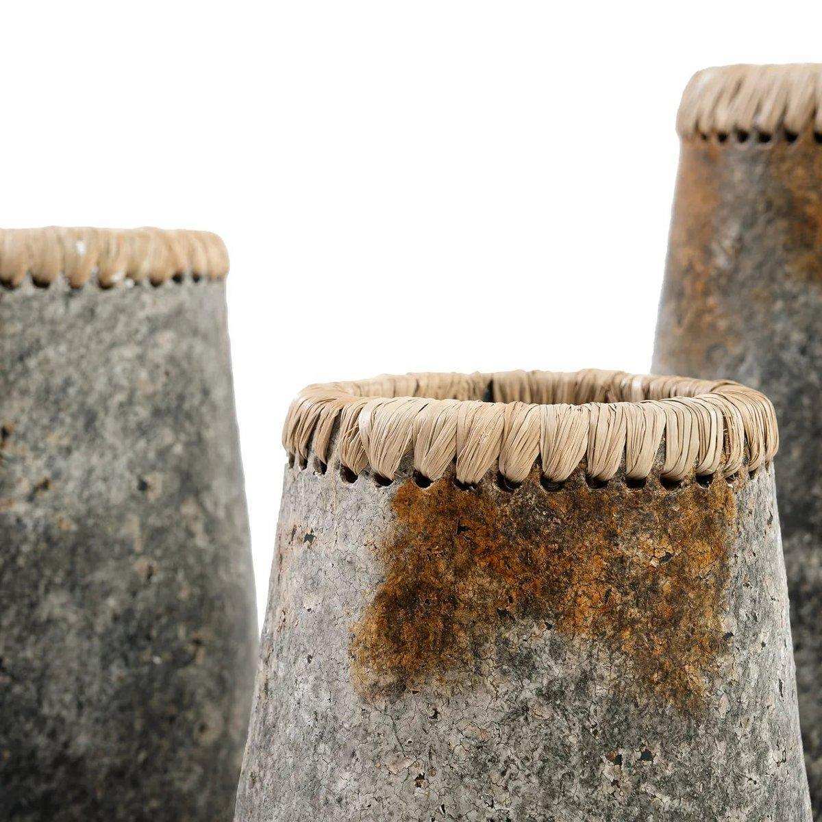 Die Sneaky Vase - Antikgrau - M - HomeDesign Knaus