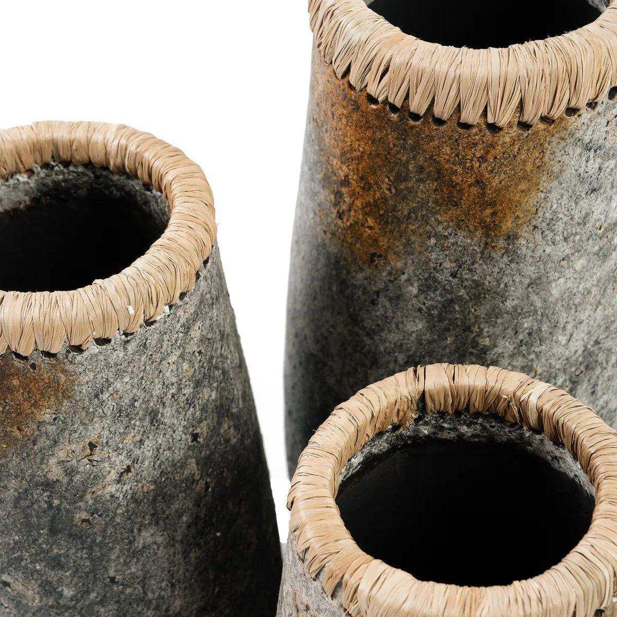 Die Sneaky Vase - Antikgrau - M - HomeDesign Knaus