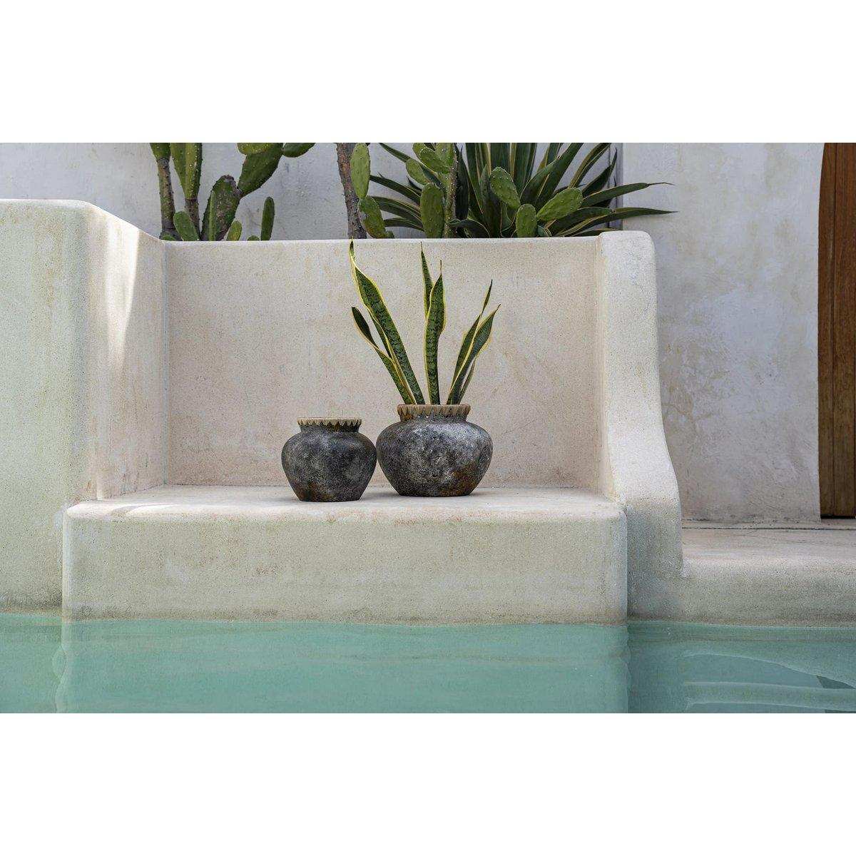 Die Styly Vase - Antikgrau - S - HomeDesign Knaus