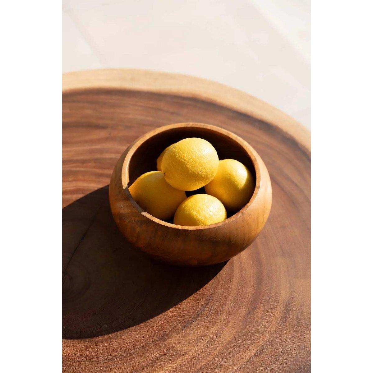 Die Teakwurzel-Obstschale - HomeDesign Knaus