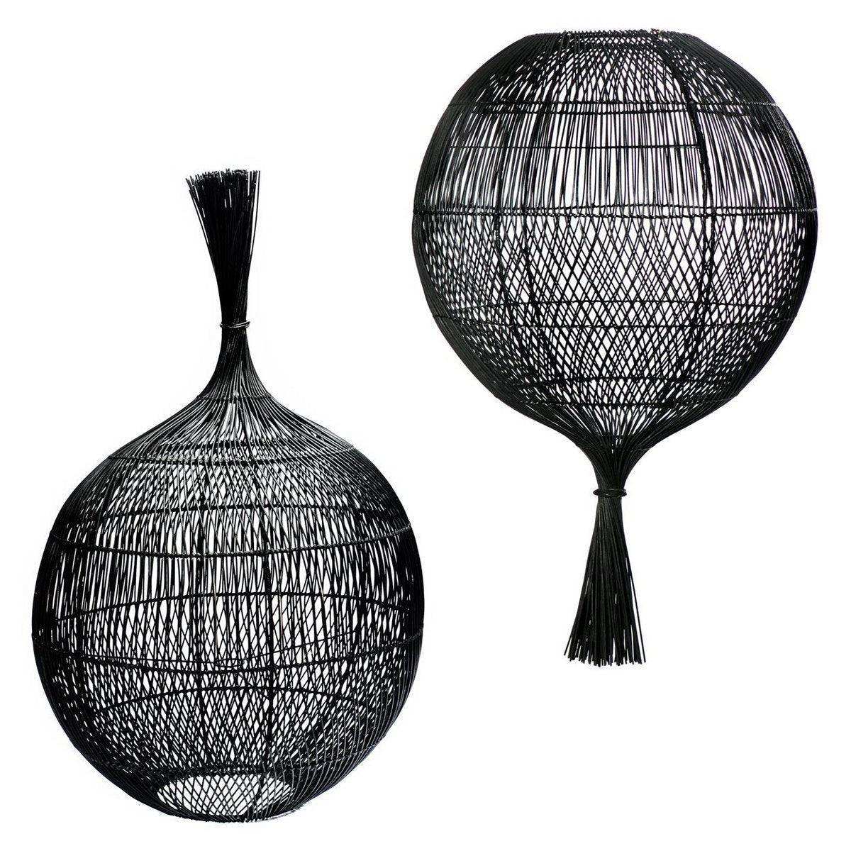 Die Wonton Stehlampe - Anhänger - Schwarz - HomeDesign Knaus