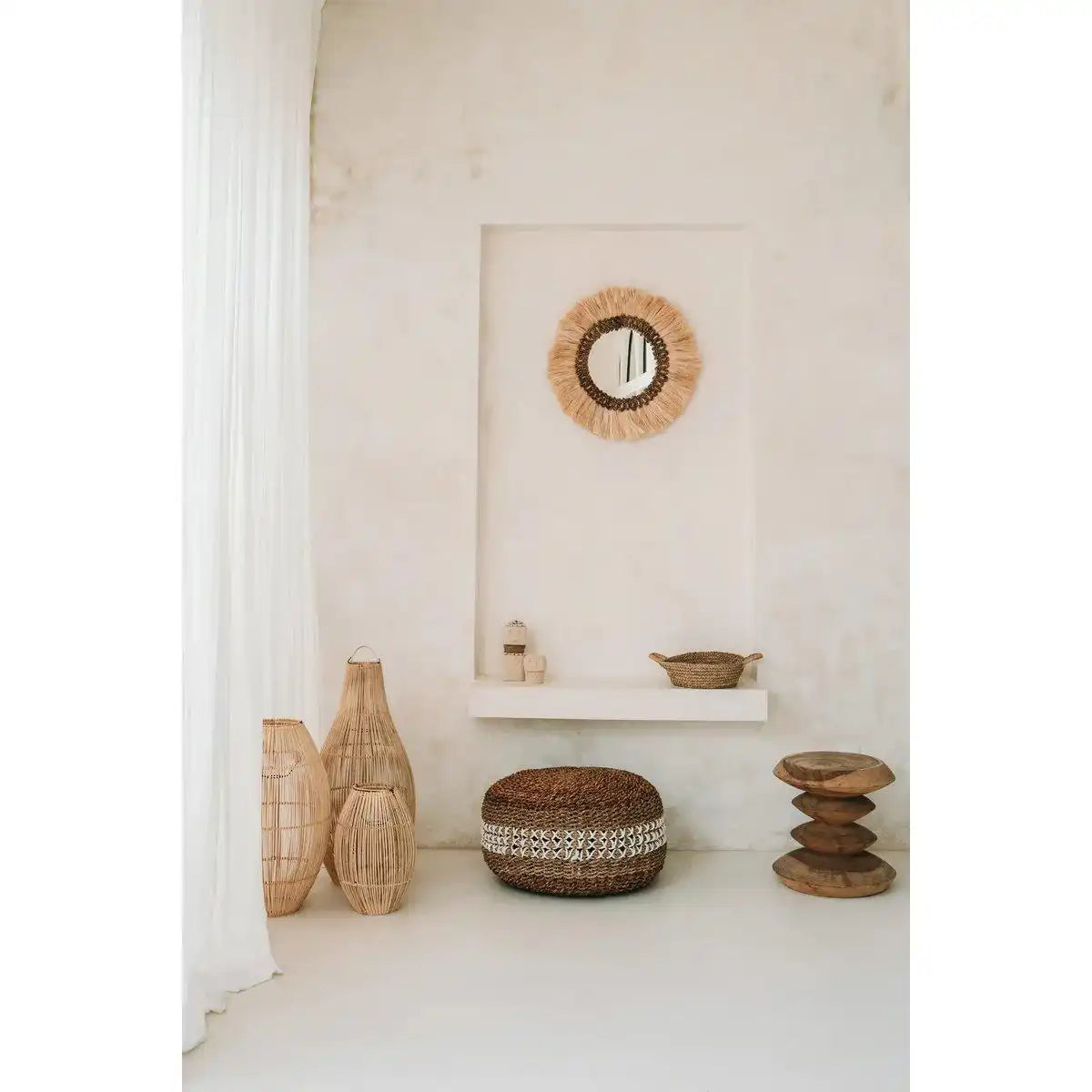 Die Zuri Pendelleuchte - Natur - L - HomeDesign Knaus