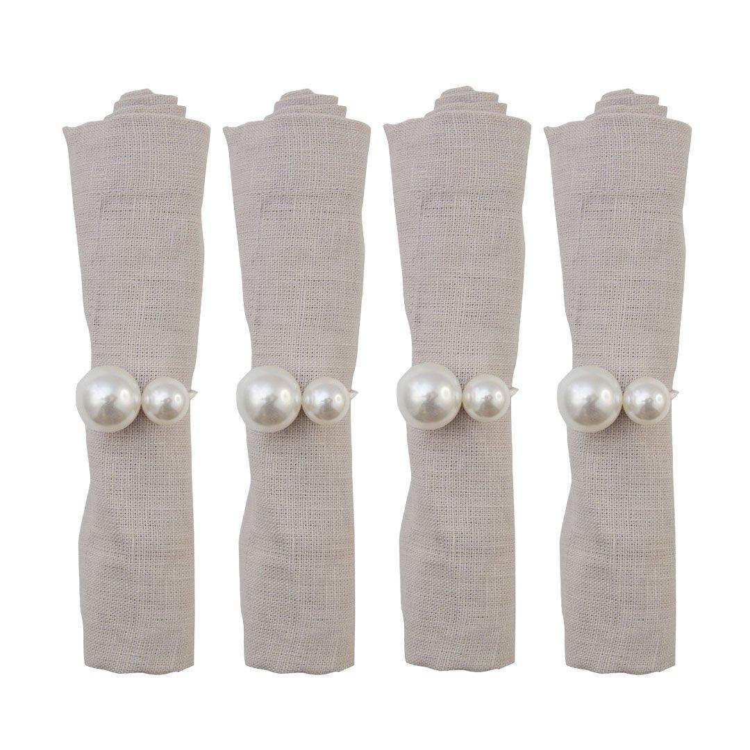 DOPPELTER SERVIETTENRING - 4ER-SET - HomeDesign Knaus
