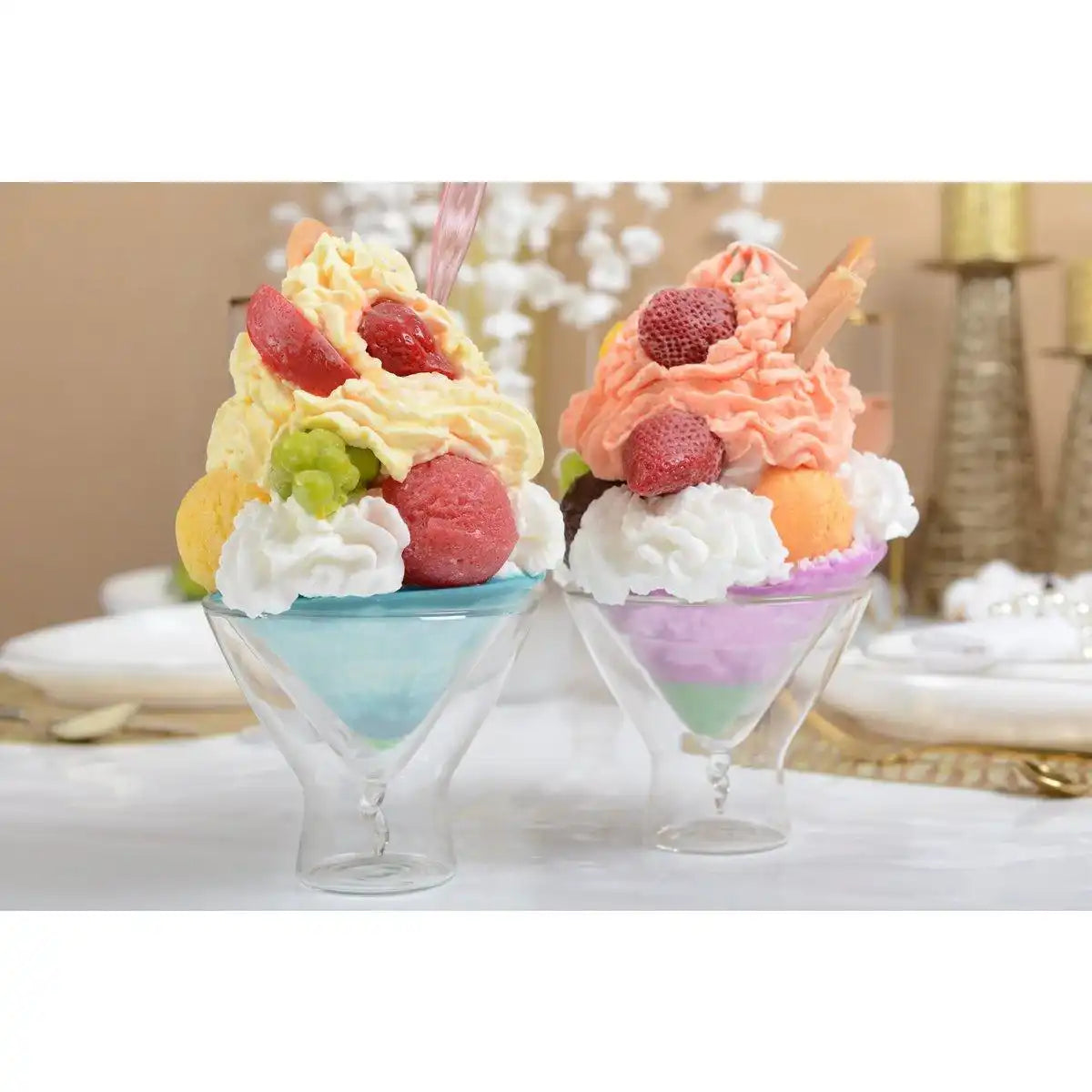 DOPPELWANDIGE 200 ML EISCREME SQUADS / GLÄSER - 4ER SET - HomeDesign Knaus