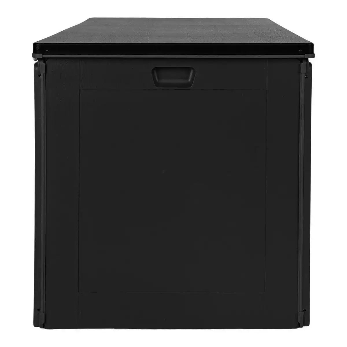 Dubrovnik Cushion Box - Kissenbox, Kunststoff, schwarz, 146,5x61x64,5 cm, 490 L - HomeDesign Knaus