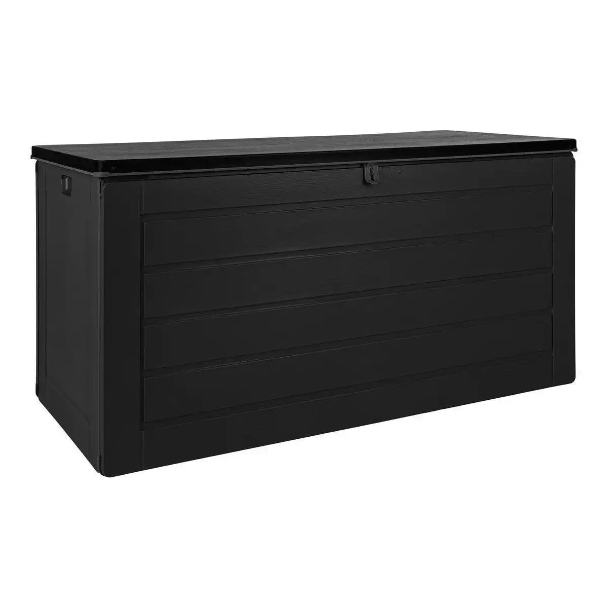 Dubrovnik Cushion Box - Kissenbox, Kunststoff, schwarz, 146,5x61x64,5 cm, 490 L - HomeDesign Knaus