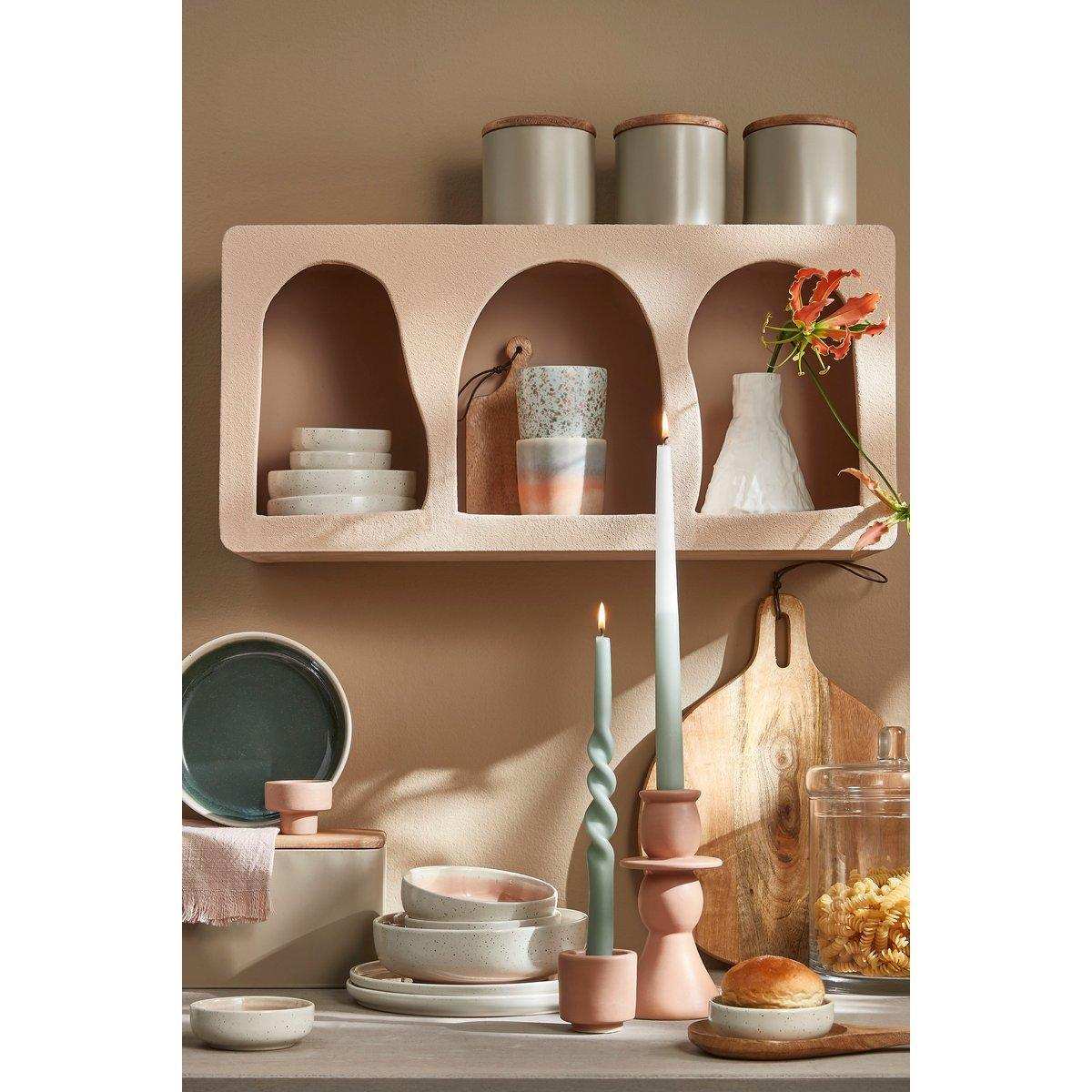 Duko Servierbrett – Ø28 cm – 100 % FSC Mangoholz – Braun - HomeDesign Knaus