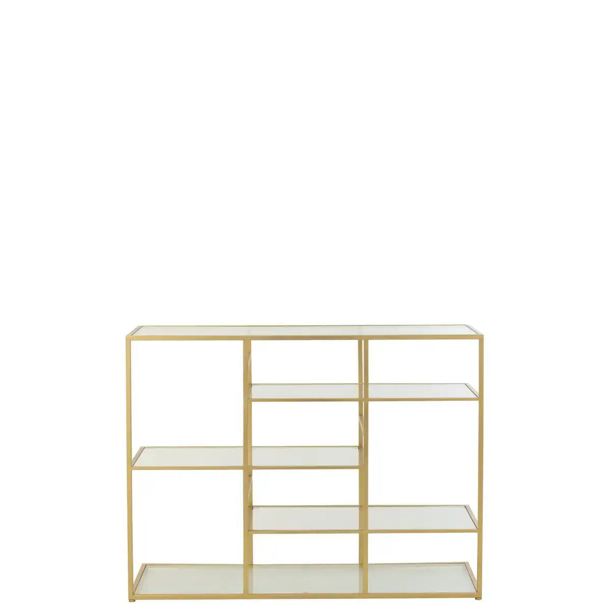 J-Line-Konsolen-Eisen/Glas Gold gefärbt