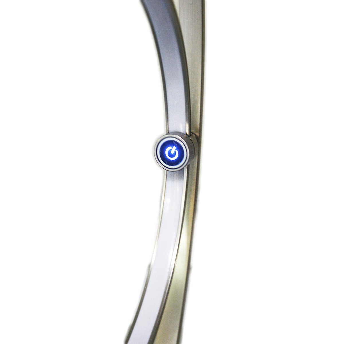 LED-Stehleuchte "LOOP LINE" 150 cm hoch, mit integriertem LED-Stripe, aus Metall und Kunststoff