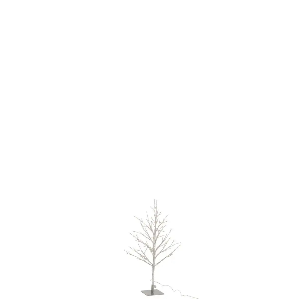 J-Line Bare Tree+Led Metall Silber Klein