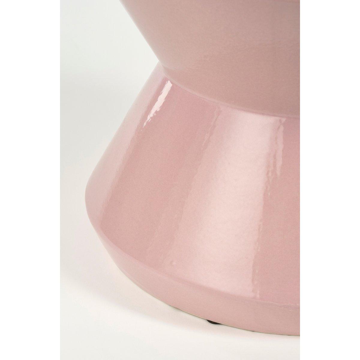 Beistelltisch – H42 x Ø31 cm – Keramik – Lila