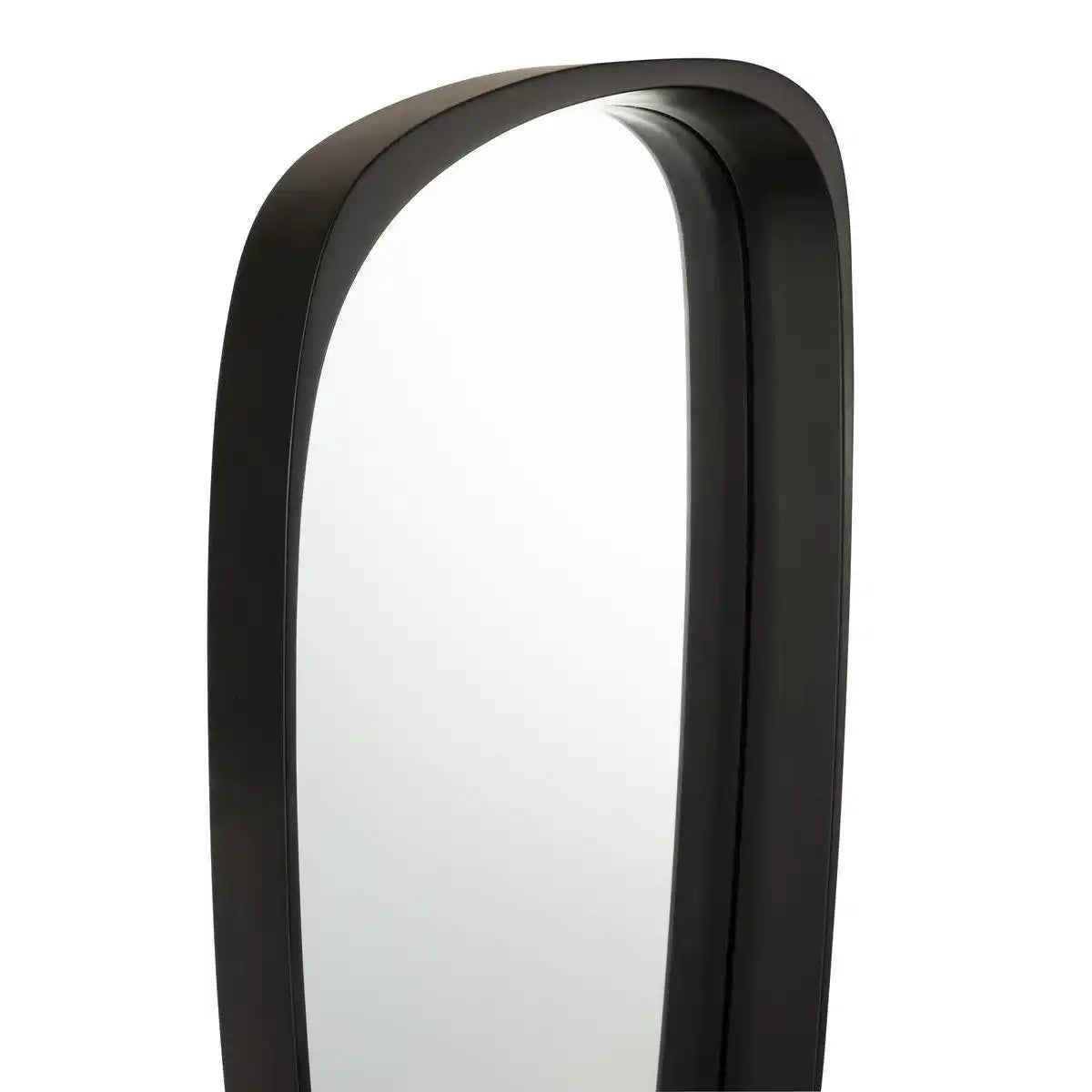 J-Line Spiegel Giles Long – Glas – Schwarz