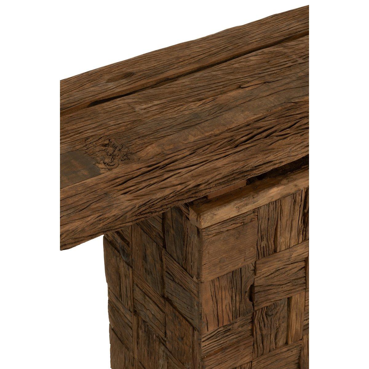 J-Line Konsole Woody Hout Naturel